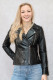 BLOUSON PERFECTO CUIR FEMME : IRINA.n