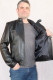 BLOUSON CUIR HOMME : LOUIS.N