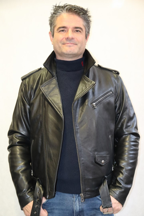 Blouson Perfecto vachette homme : NEGAN