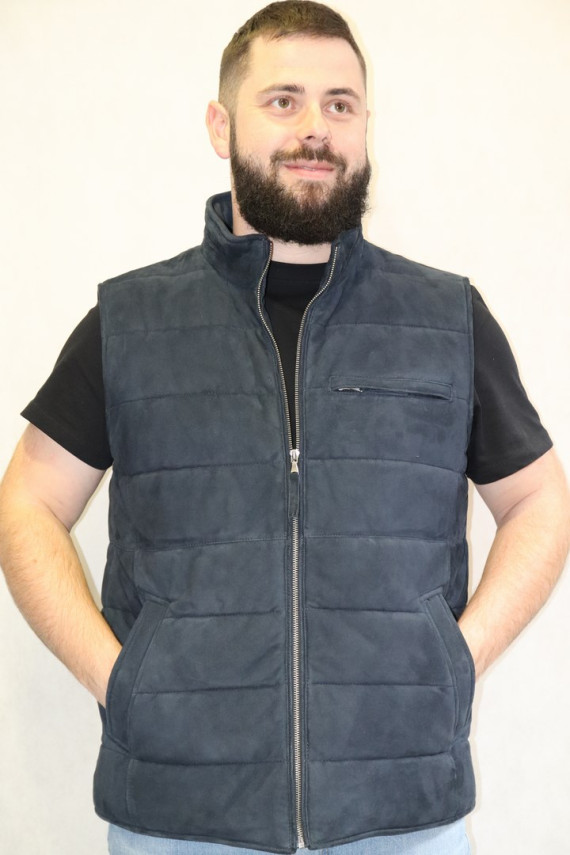GILET DOUDOUNE CHEVRE VELOURS : KIEL.