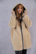 VESTE 3/4 MOUTON REVERSIBLE : GASSAVA.