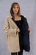 VESTE 3/4 MOUTON REVERSIBLE : GASSAVA.