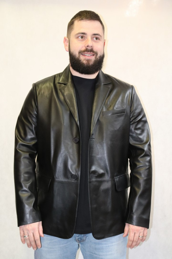 BLAZER CUIR HOMME : GILLES.