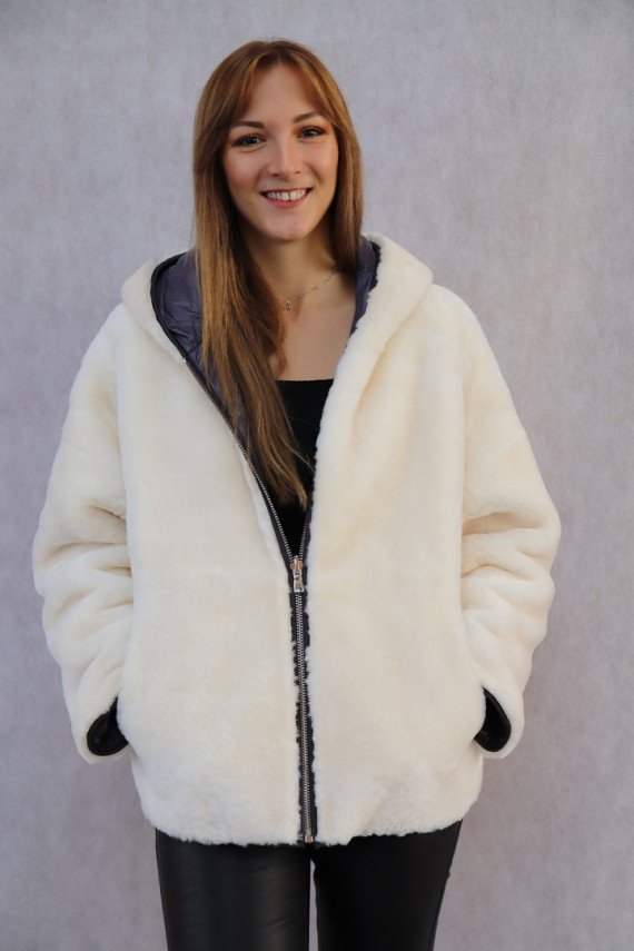 BLOUSON MOUTON REVERSIBLE FEMME : GIACINTA
