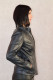 BLOUSON SPENCER CUIR FEMME : METAL.B