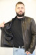 BLOUSON CUIR HOMME : LEO