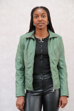 BLOUSON CUIR FEMME : KAJA. S