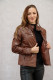 BLOUSON CUIR AGNEAU FEMME : PP 100