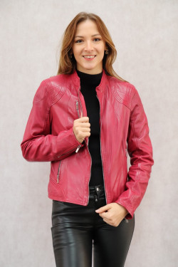 BLOUSON CUIR FEMME : JUNO.F