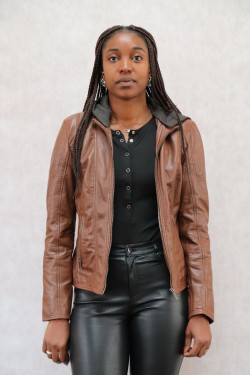 BLOUSON CUIR FEMME : RIKA.C