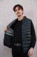GILET DOUDOUNE CUIR HOMME : 59037