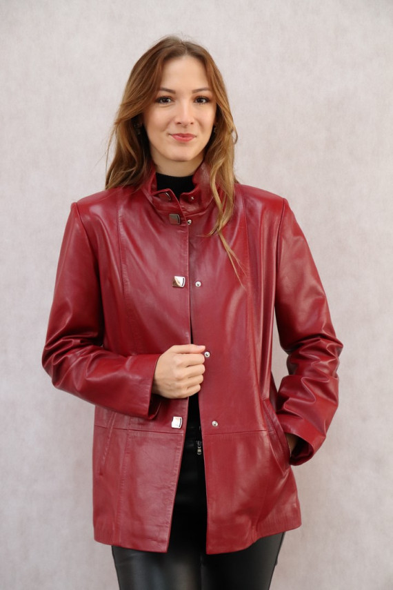 VESTE CUIR FEMME : ZABOU.G