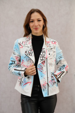 BLOUSON PERFECTO CUIR FEMME : JAILYS