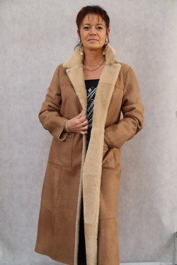 MANTEAU MOUTON RETOURNE FEMME : POLLY