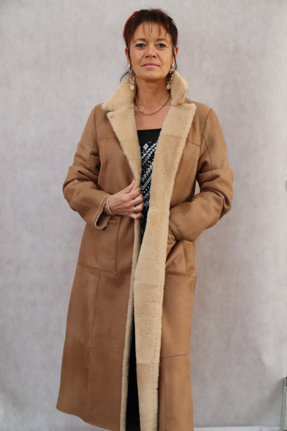 MANTEAU MOUTON RETOURNE FEMME : POLLY