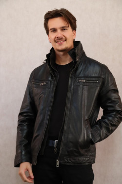 BLOUSON CUIR HOMME : BRAD