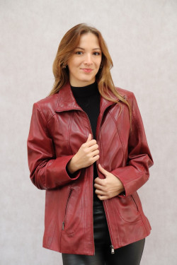 VESTE CUIR FEMME : NEW.IDEN.R
