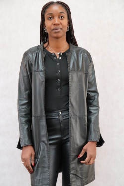 VESTE CUIR FEMME : OB.DALLAS