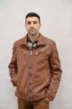 BLOUSON CUIR HOMME : CAMINO.GO