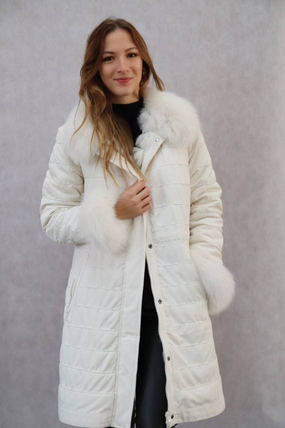 pelisse réversible fourrure femme : 2018.4.I