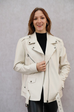 BLOUSON PERFECTO CUIR FEMME : YUNA