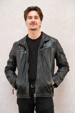 BLOUSON CUIR HOMME : FIETE.N