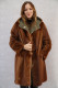 VESTE 3/4 FOURRURE FEMME : FLAVIANA