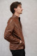 BLOUSON CUIR REVERSIBLE DAIM : JIMMY.T
