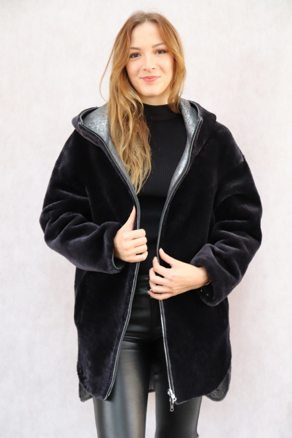 VESTE REVERSIBLE MOUTON FEMME : 19369