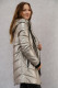 DOUDOUNE CUIR METALLIC FEMME : LIKA.V