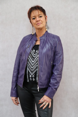 BLOUSON CUIR FEMME : JUNO.V