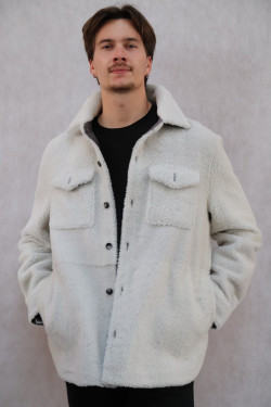 VESTE MOUTON CURLY HOMME : MS 8512.1
