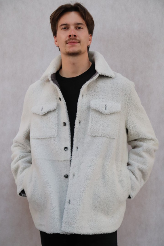 VESTE MOUTON CURLY HOMME : MS 8512.1