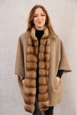 VESTE CAPE LAINAGE FEMME : ILIA