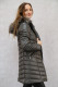 DOUDOUNE CUIR FEMME : LAKA.G