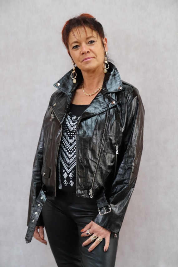 BLOUSON PERFECTO CUIR FEMME : XL.B2.N