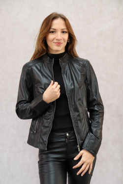 BLOUSON CUIR FEMME : FULYA