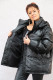 DOUDOUNE OVERSIZE CUIR : ILOSA.N