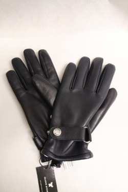 GANT CUIR NOIR HOMME. 72012 M