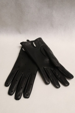 Gant Cuir Femme Noir : 21547