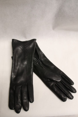Gant Cuir Femme Noir : 21573