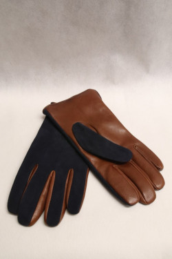 GANT CUIR BICOLOR HOMME. 22093