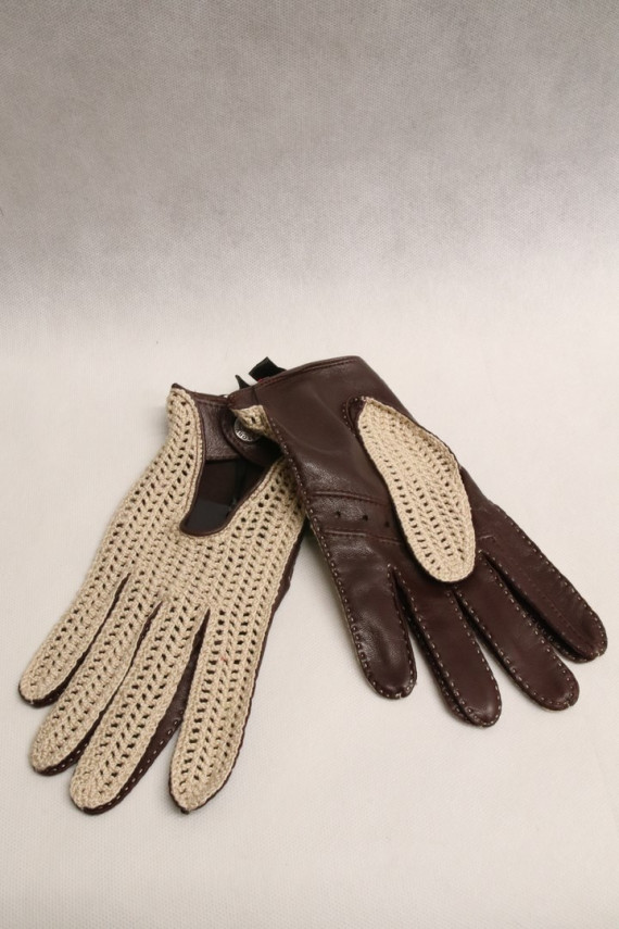 Gant Crochet Cuir Homme.22103