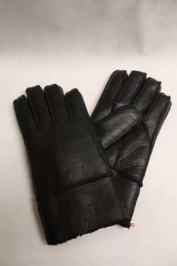 Gant Mouton Nappa Lainé Noir : 6697