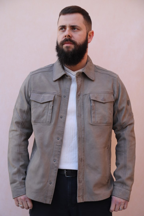 VESTE CUIR HOMME : KAROS.2