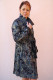 veste longue réversible cuir/ daims : LAURINE