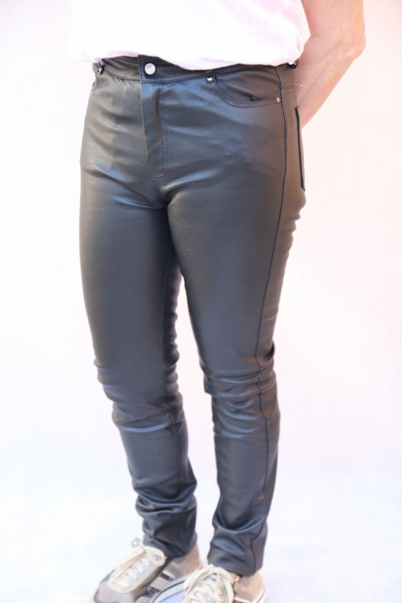 Pantalon cuir stretch femme : Patricia.N