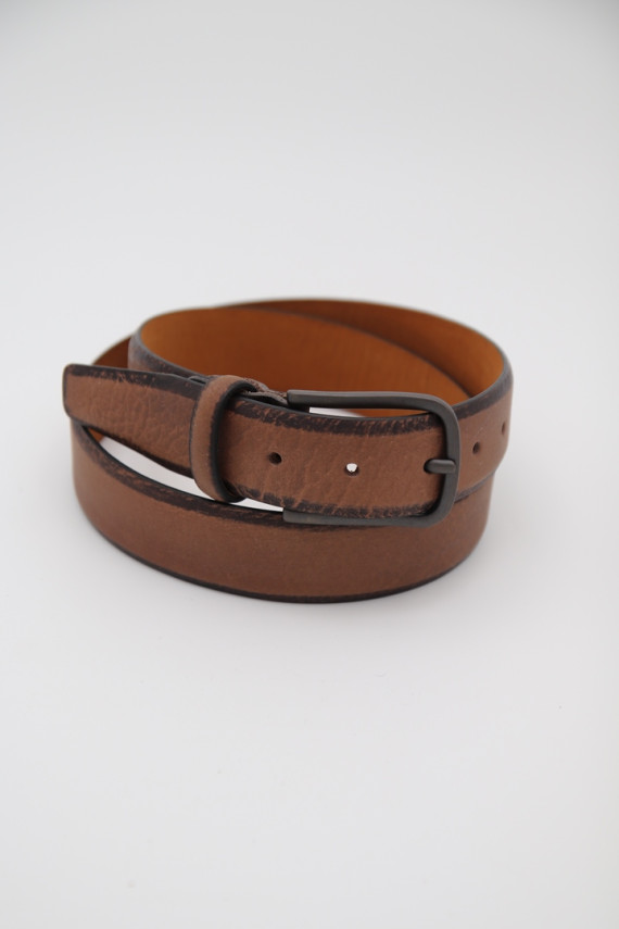 Ceinture en cuir homme : V4546A6102.C
