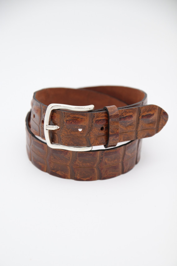 Ceinture en cuir homme : V4664A6271.B