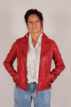 BLOUSON CUIR FEMME : SMILLA.R